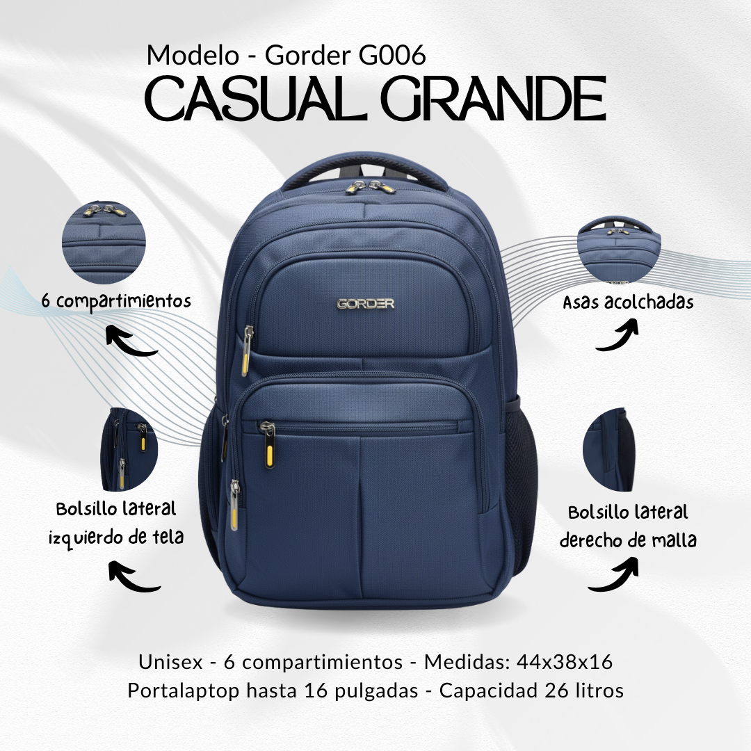 Bolso Gorder Casual Grande G006