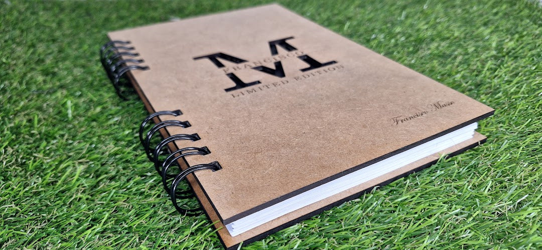 Libreta MDF Media carta personalizada