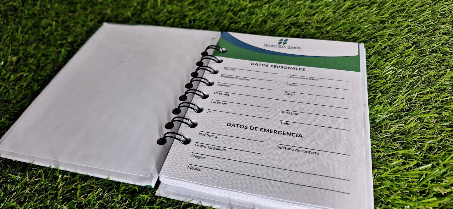 Libreta de anotaciones (1/4 Carta) personalizada