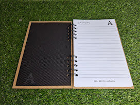 Libreta MDF Media carta personalizada