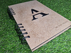 Libreta MDF Media carta personalizada