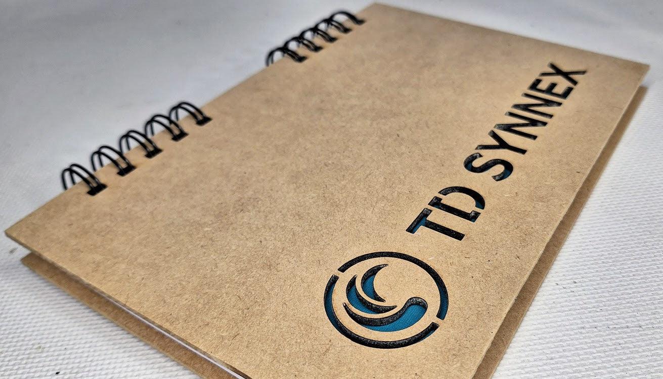 Libreta MDF Media carta personalizada