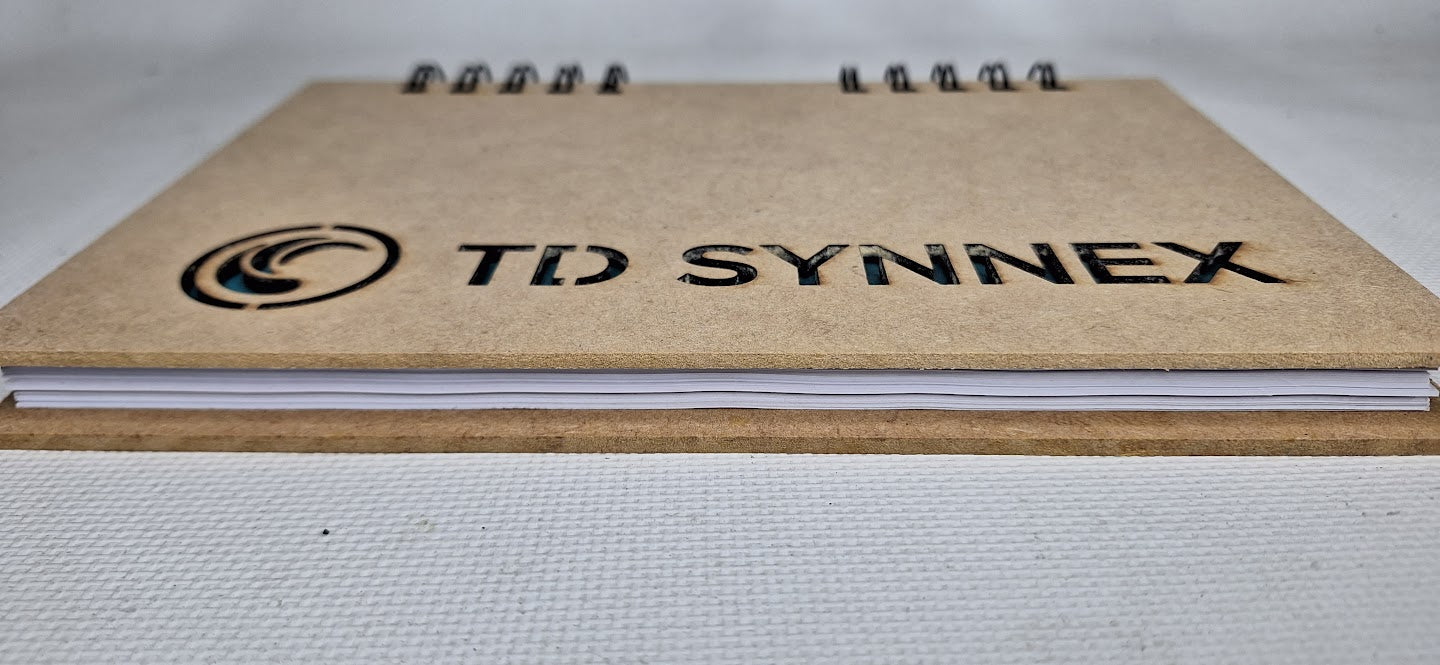 Libreta MDF Media carta personalizada