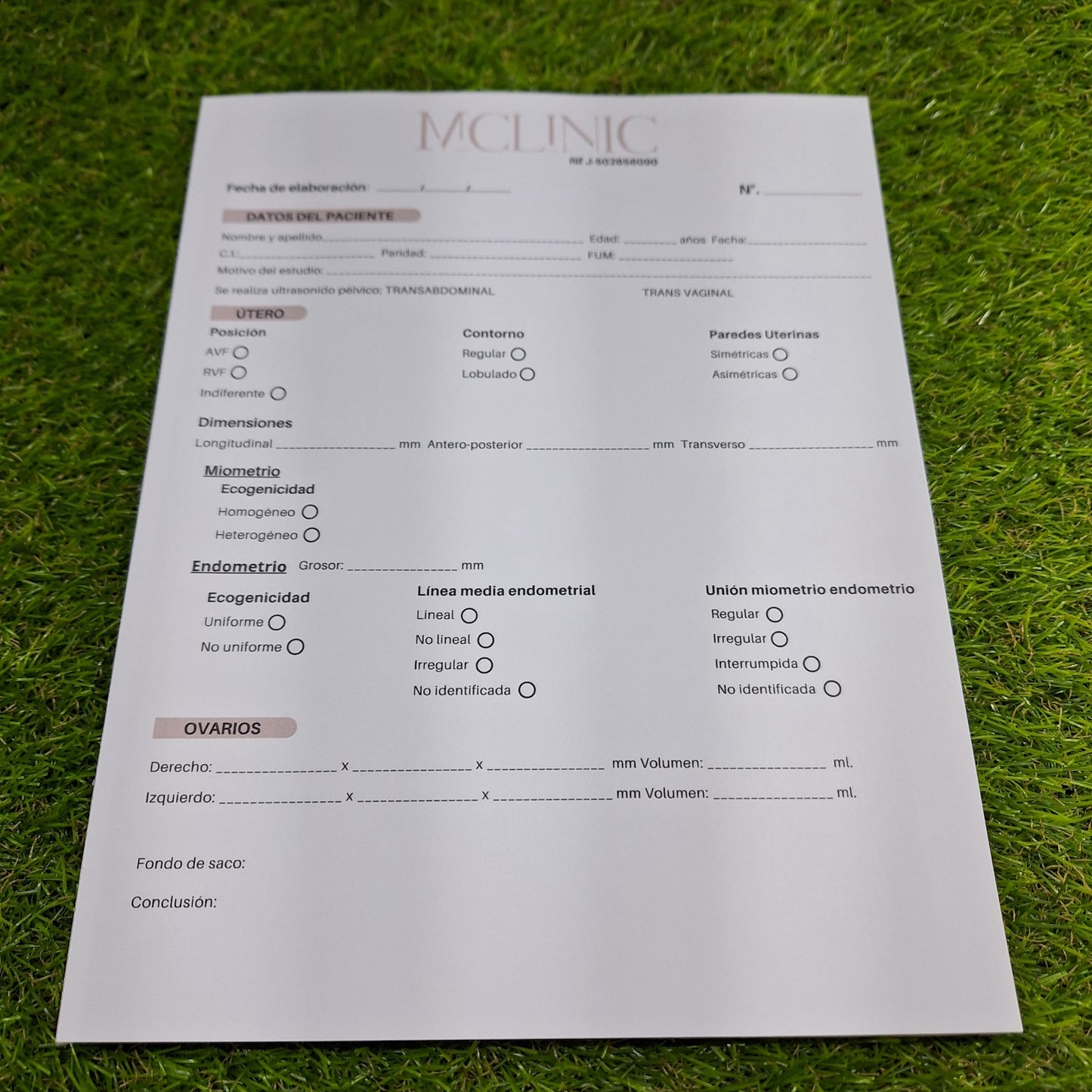 Tacos de anotaciones tamaño carta