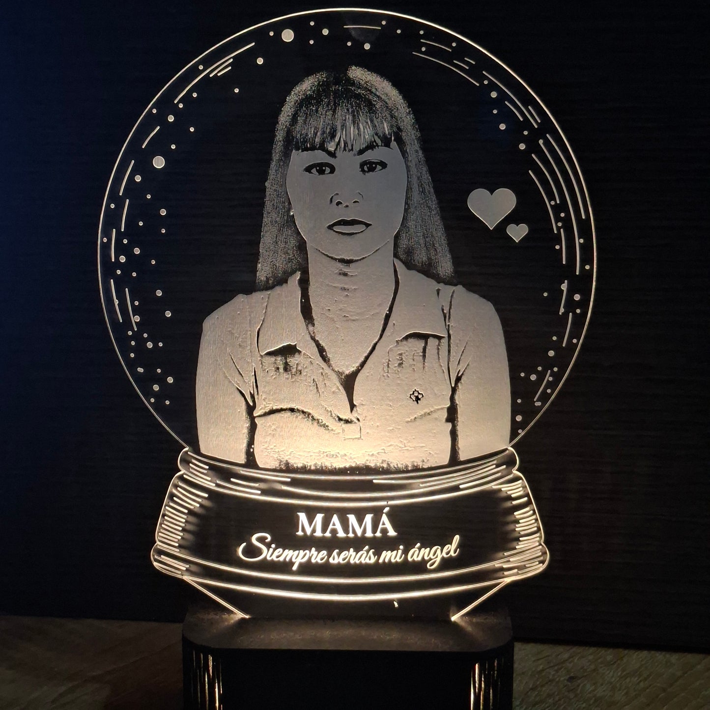 Lampara LED de luz cálida