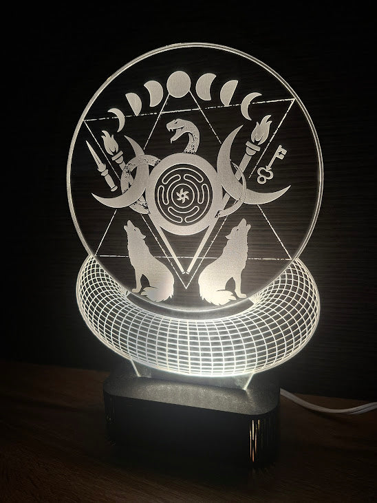 Lampara LED de luz cálida