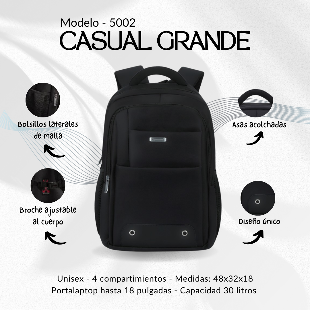 Bolso Ponasoo Casual Grande 5002