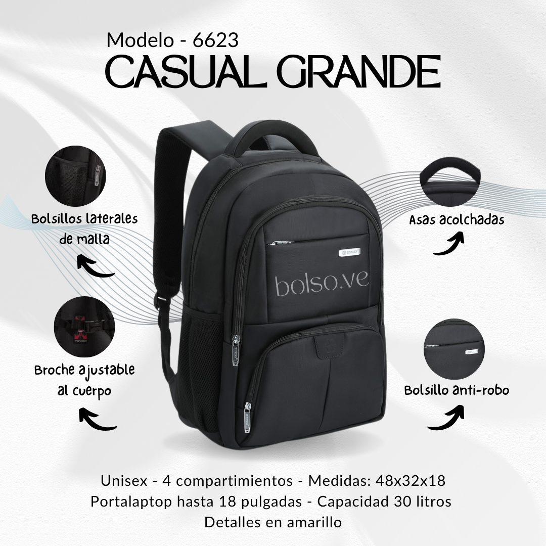 Bolso Ponasoo Casual Grande 6623