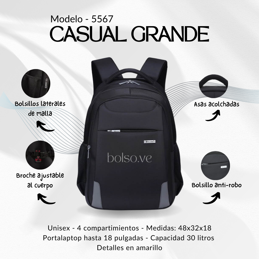 Bolso Ponasoo Casual Grande 5567