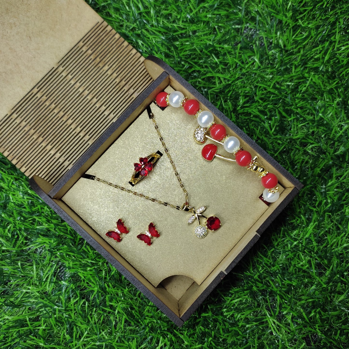 Set Joyero - Delicia Escarlata