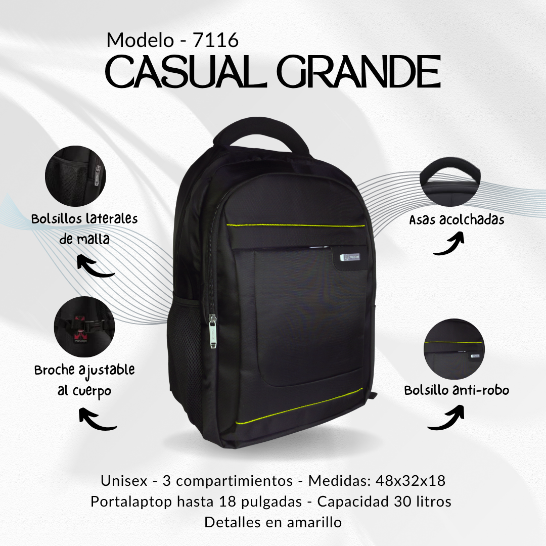 Bolso Ponasoo Casual Grande 6622