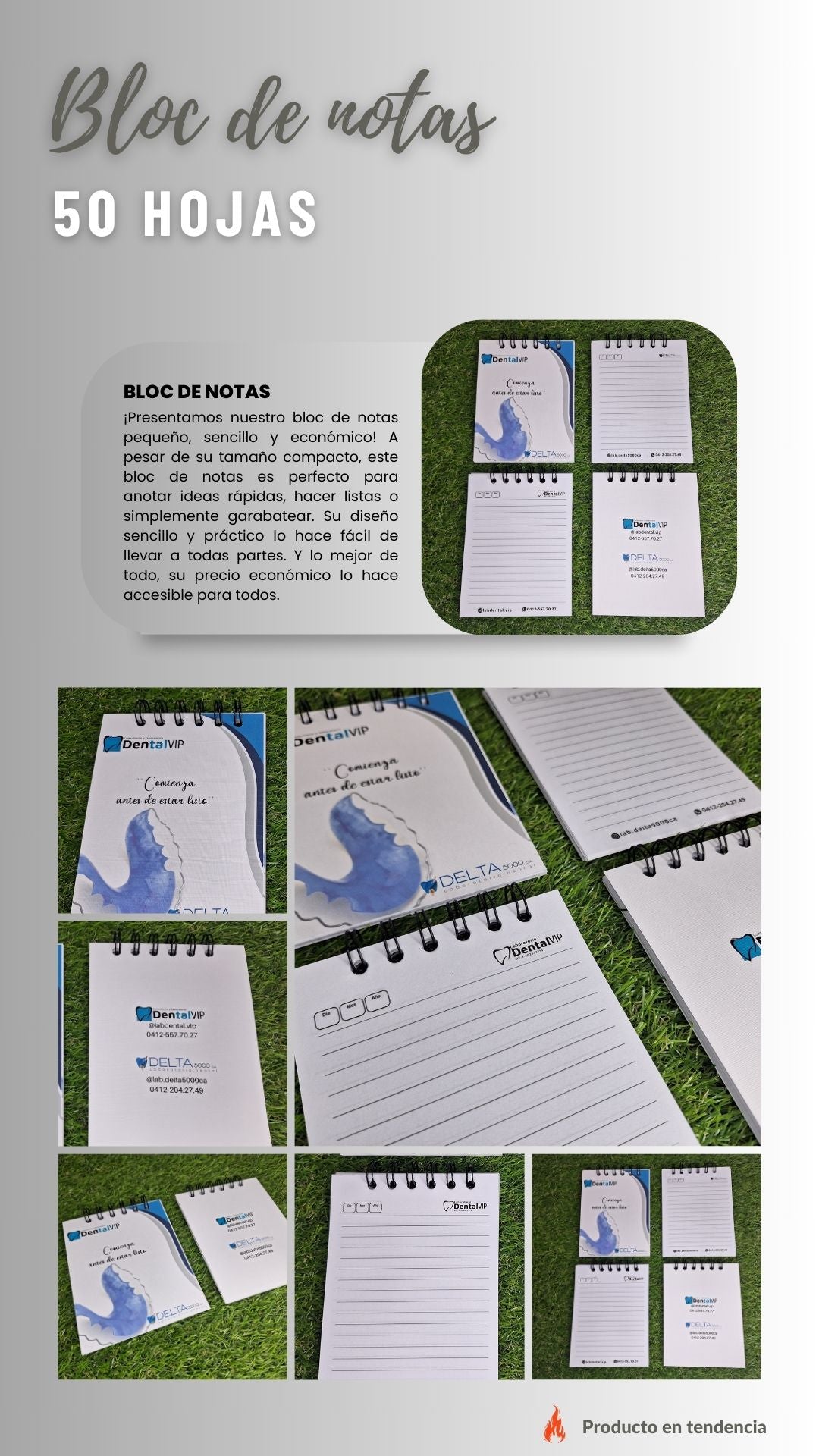 Bloc de notas MDF