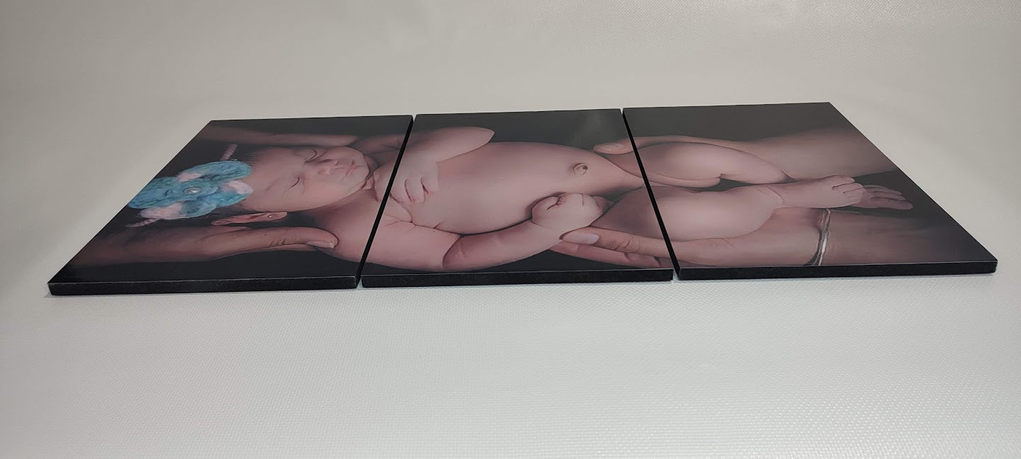 Cuadro triple compuesto 60x30cm