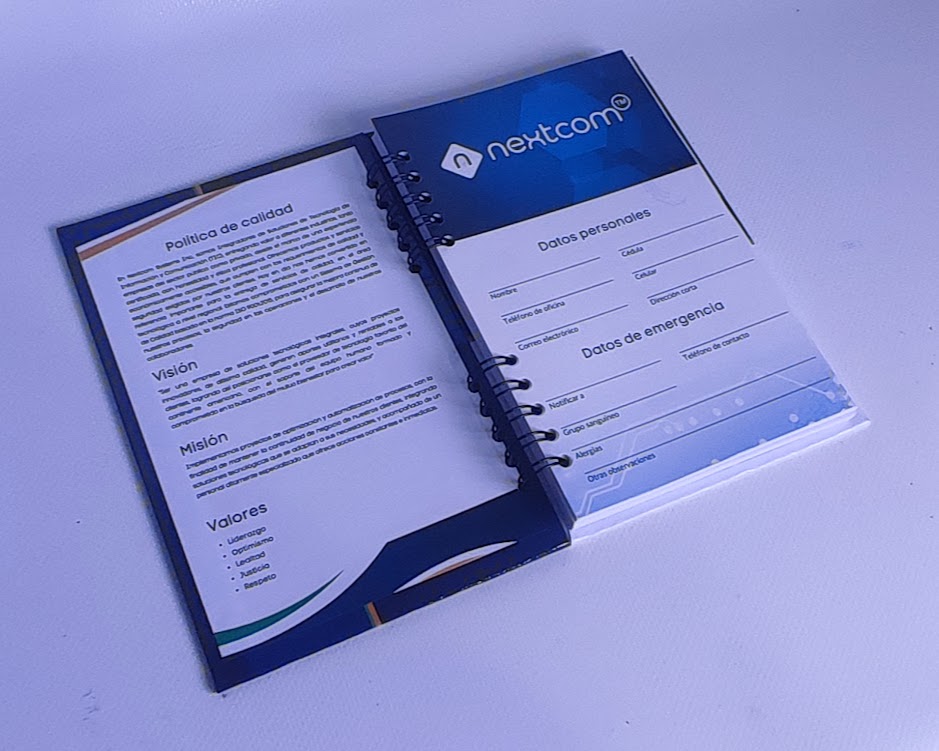 Libreta de anotaciones (Media Carta) personalizada
