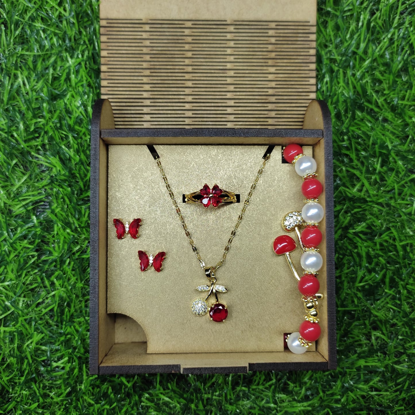 Set Joyero - Delicia Escarlata