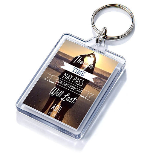 Llaveros de acrilico reversibles personalizados