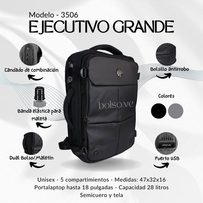 Bolso Ponasoo Ejecutivo Grande 3506