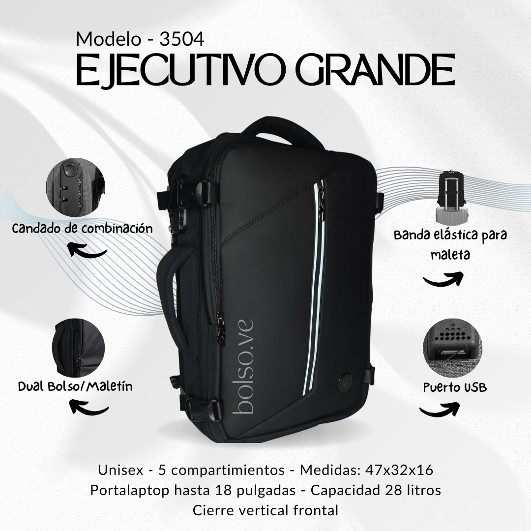 Bolso Ponasoo Ejecutivo Grande 3504