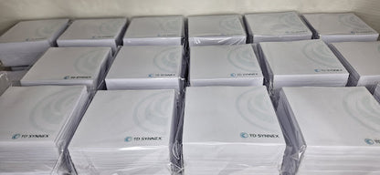 250 Hojas personalizadas para recargar tacos de anotaciones 9x9cm