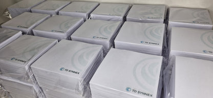 250 Hojas personalizadas para recargar tacos de anotaciones 9x9cm