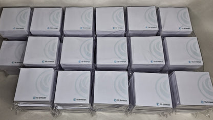 250 Hojas personalizadas para recargar tacos de anotaciones 9x9cm