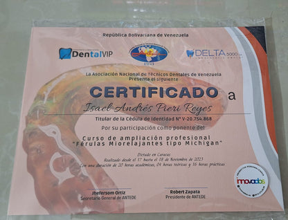Certificados en cartulina de hilo full color