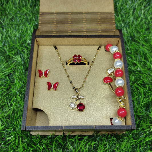 Set Joyero - Delicia Escarlata