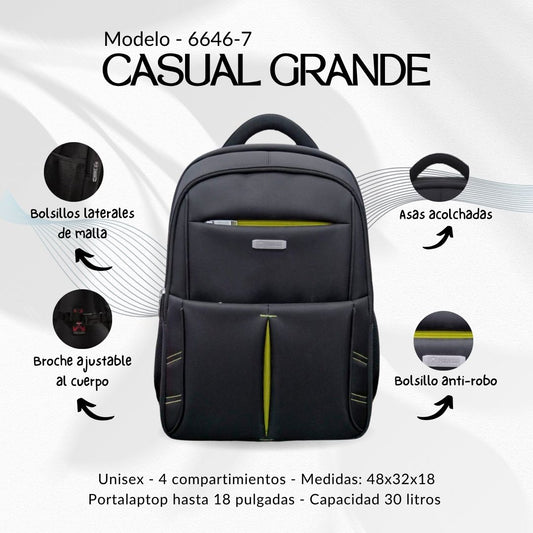 Bolso Ponasoo Casual Grande 6646-7