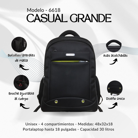 Bolso Ponasoo Casual Grande 6618