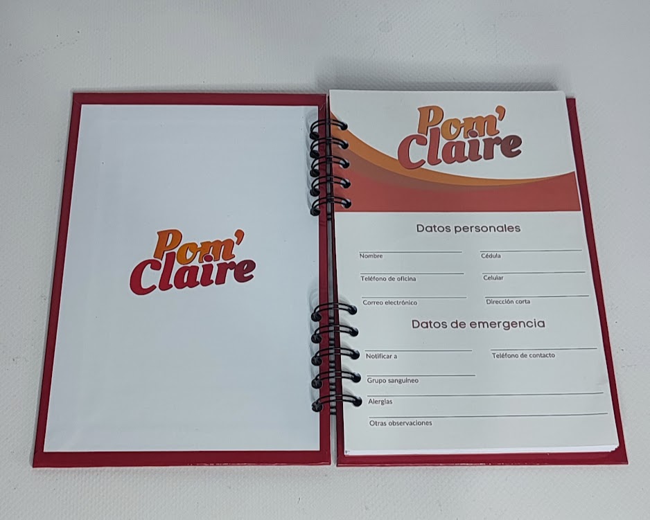 Libreta de anotaciones (Media Carta) personalizada