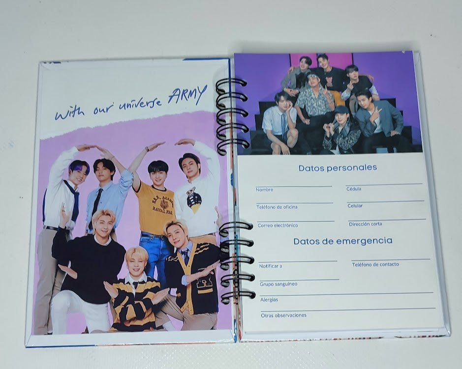 Libreta de anotaciones (Media Carta) personalizada