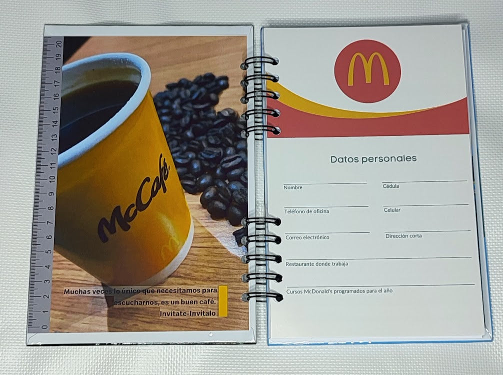 Libreta de anotaciones (Media Carta) personalizada