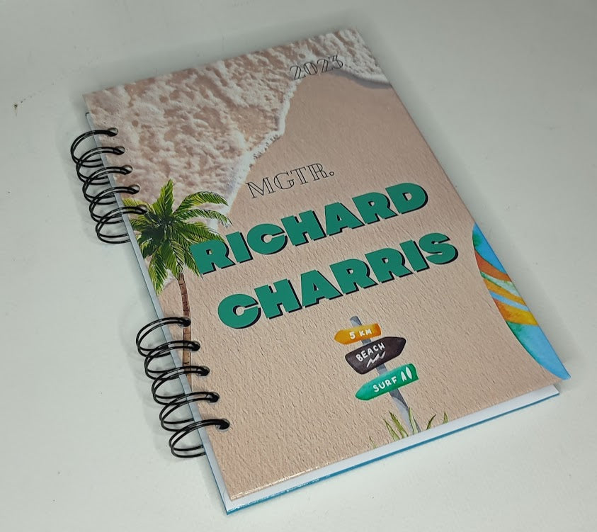 Libreta de anotaciones (Media Carta) personalizada