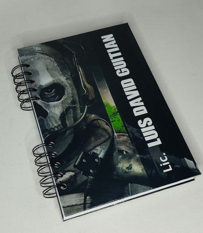 Libreta de anotaciones (Media Carta) personalizada