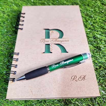 Libreta MDF Media carta personalizada