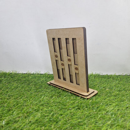 Hablador tasa BCV en madera MDF con números integrados